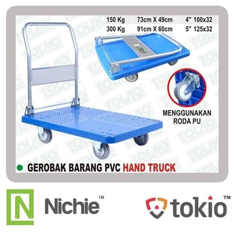 Jual HAND TRUCK TROLI LIPAT 150 TOKIO TROLLEY KERETA DORONG TOKIO 150KG