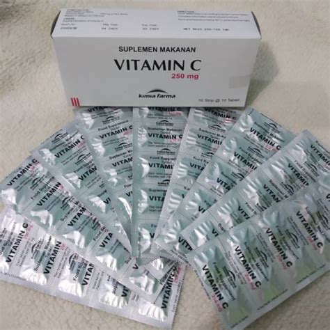 Original Vitamin C Vit C 250mg Kimia Farma Suplemen Makanan Penambah