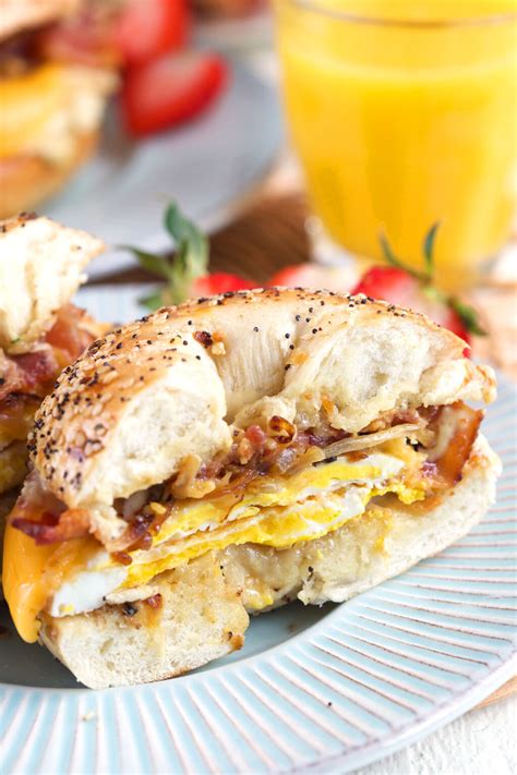 Bacon Egg And Cheese Bagel Sandwich The Suburban Soapbox