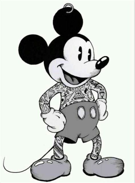 Punked Disney ── Punked Mickey Mouse ☠punk Disney☠ Pinterest