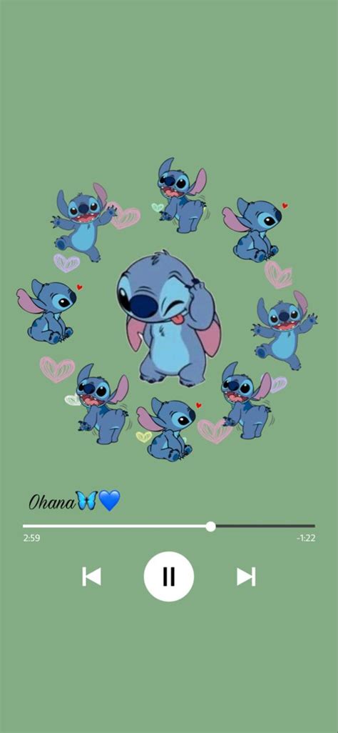 Stitch wallpaper 💙🦋 | Wallpaper iphone cute, Stitch, Green wallpaper