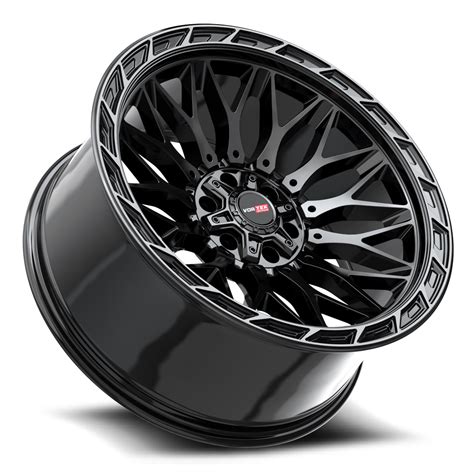 Precision Gloss And Diamond Black Off Road Wheels Vortek