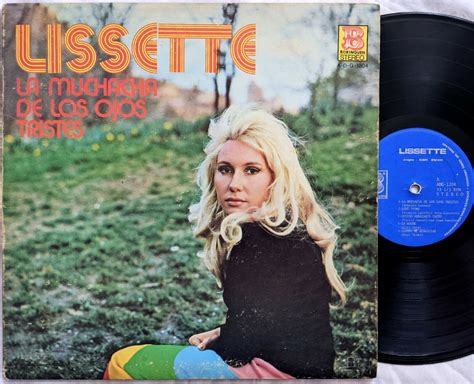 Lissette LA MUCHACHA DE LOS OJOS TRISTES Gatefold Lp 1971 Borinquen A D