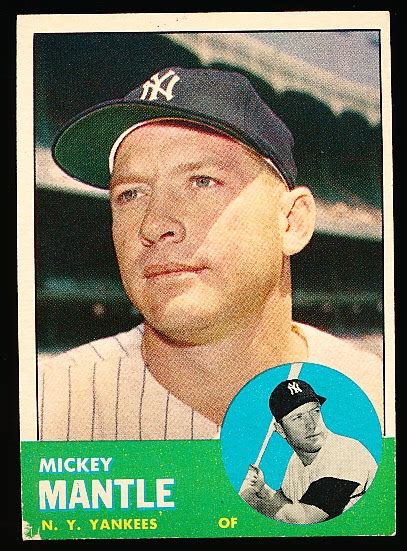 Lot Detail Topps Baseball Mickey Mantle Yankees