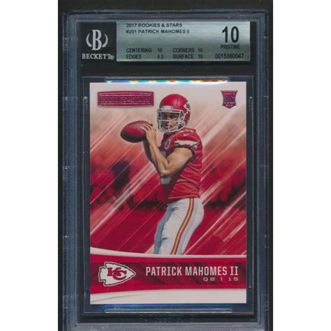 Patrick Mahomes Ii Rookies And Stars Rc Bgs Pristine