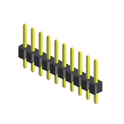 Mm Pitch Pin Header Single Row Dip Straight Type Pins Pcb