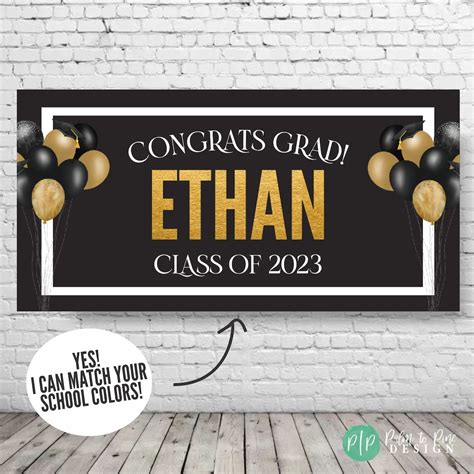 Graduation Banner, Graduation Decor, Graduation Party Banner ...