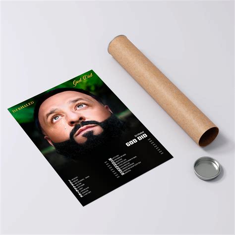 Dj Khaled God Did Album Cover Poster Print Wall Art DJ - Etsy