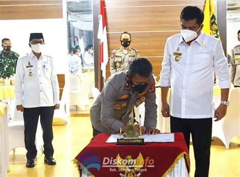 Bupati Musa Hadiri Acara Penanda Tanganan Hiba Daerah Bumione