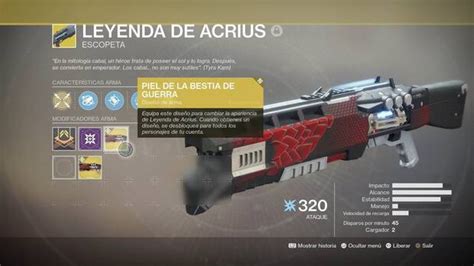 Leyenda De Acrius En Destiny C Mo Conseguir Esta Ex Tica Y Su