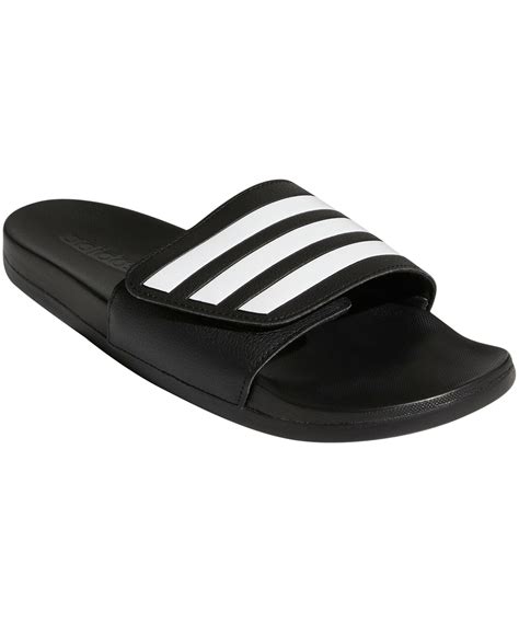 Adidas Mens Adilette Comfort Adj Slides Marks