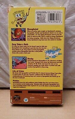 Spongebob Squarepants Sea Stories Vhs