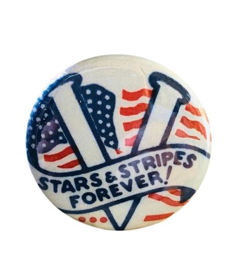 Stars And Stripes Forever Victory Pin Wwii Reproduction Etsy