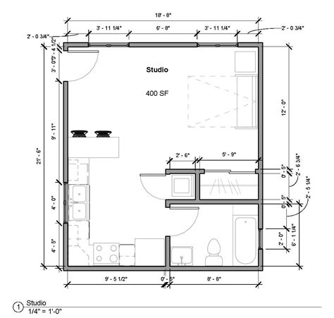 400 Sq Ft House 2 Floor Plan