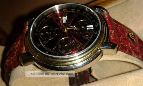 Maurice Lacroix Herren Chronograph Bordeauxrot Automatic