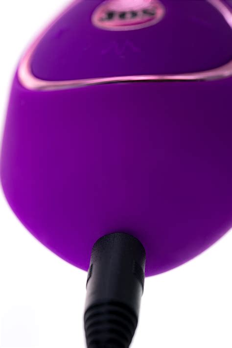 Jos 783014 Vibrator Yum Silicone Purple Multifunction Usb Waterproof