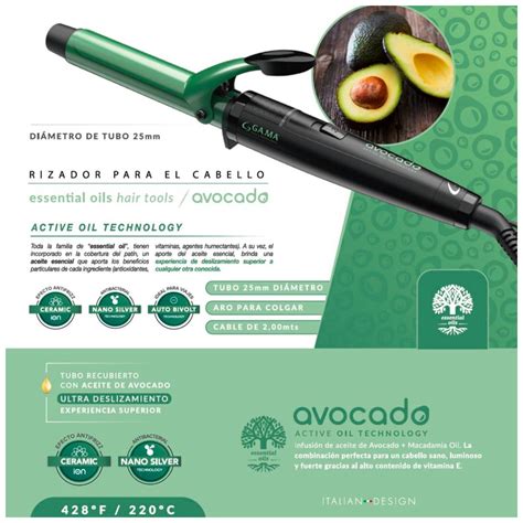 Ripley Ondulador De Pelo Bivoltaje Cable Mts Avocado Gama