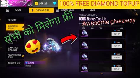 Bonus Top Up Event Free Fire Bonus Diamond Kaise Le New