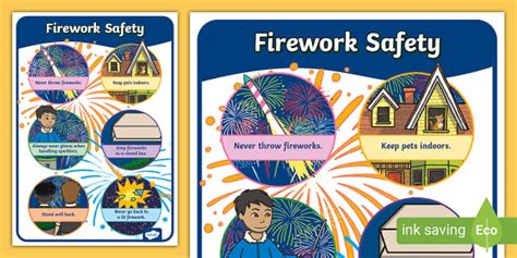 Firework Safety Poster Teacher Made Twinkl