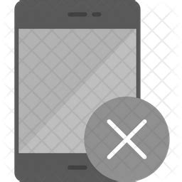 No Cellphone Icon - Download in Flat Style