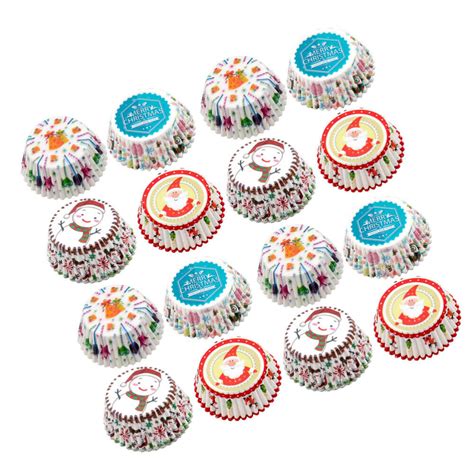 400 Pcs Cake Cups Greaseproof Paper Christmas Cupcake Wraps Muffin Wrapper Ebay