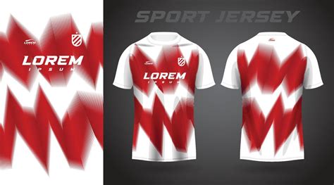 Red Shirt Sport Jersey Design Vector Art At Vecteezy