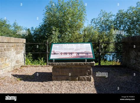 Information Panel about Gunthorpe Toll Bridge, Nottinghamshire England ...