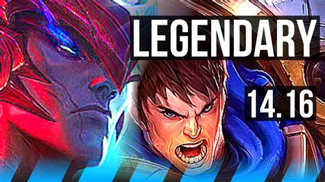 Yone Vs Garen Mid Legendary K Dmg Games Na