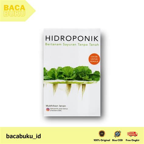 Jual Ag Buku Hidroponik Bertanam Sayuran Tanpa Tanah Shopee Indonesia