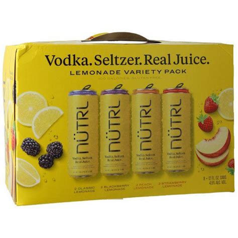 Nutrl Lemonade Variety 8pk Cans Beach Liquors