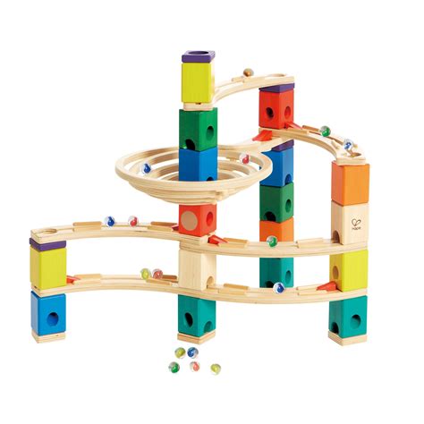 Hape Quadrilla Wooden Marble Run Construction Vertigo Quality Time