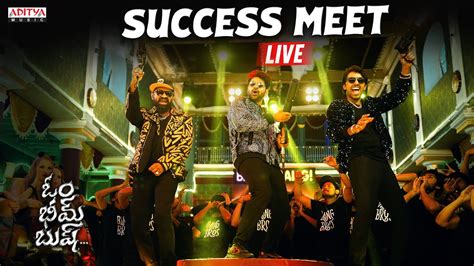 Om Bheem Bush Success Meet Live Sree Vishnu Rahul Ramakrishna