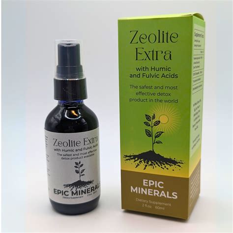 Zeolite Extra With Fulvic And Humic Acids Spray Epic Minerals