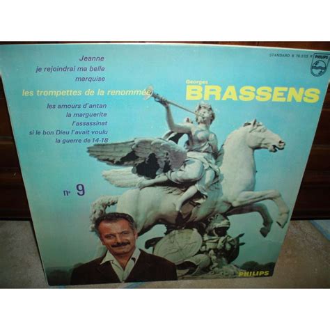 Les Trompettes De La Renommee N9 De Georges Brassens 25 Cm Chez