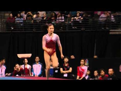 Risa Konishi Vault Finals Vault 1 2012 Kelloggs Pacific Rim