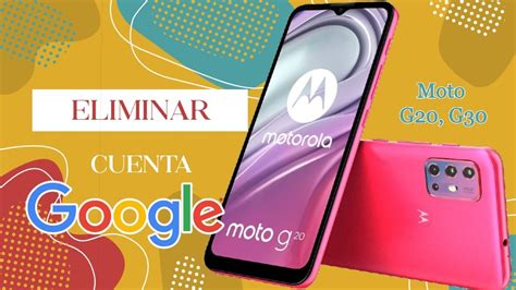 Cómo quitar eliminar bloqueo CUENTA GOOGLE FRP Moto G20 G30 con