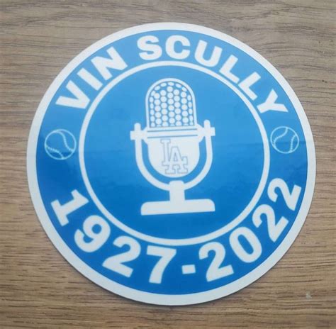 Vin Scully - Prescott Sticker Co