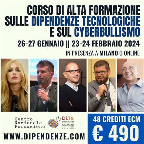 Alta Formazione Sulle Dipendenze Tecnologiche Dipendenze