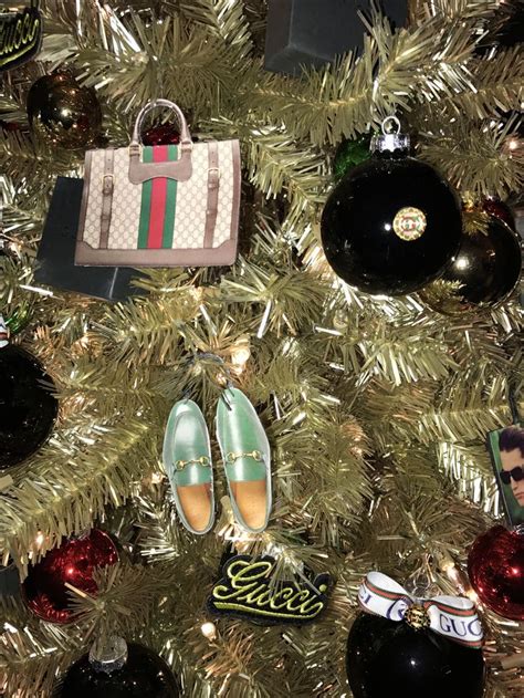 Gucci Christmas Tree Designer Luxury Christmas I Created For A Friend Designer Christmas