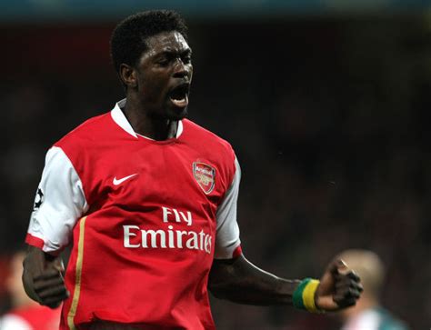 Emmanuel Adebayor Arsenal Celebrates Scoring Opening Editorial Stock ...