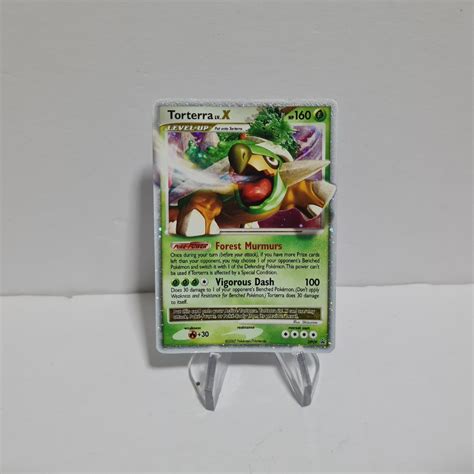 Pokemon Torterra Lv X DP09 Card Diamond Pearl Promo Hobbies