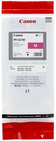 Canon PFI 321M Magenta Tintapatron 300ml 6269C001 Plotte