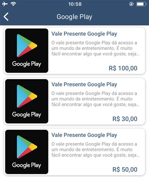 Digio Store Como Comprar Um Vale Presente Google Play OArthur