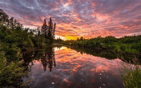 Download imagens paisagem céu nuvens lago natureza árvores grátis