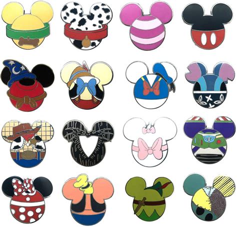 Amazon Disney Pins Mickey Mouse Icon Mystery Pouch Pins 86540