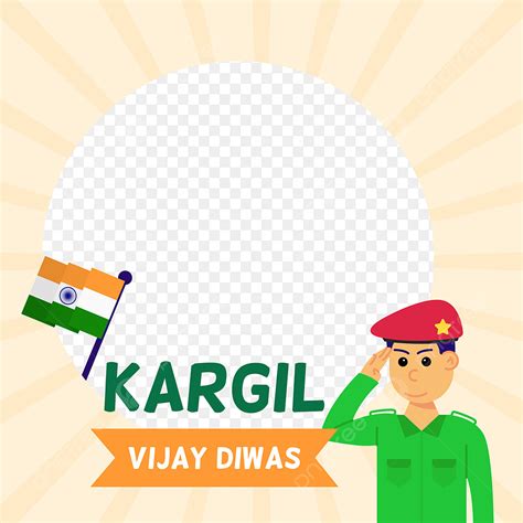 Kargil Vijay Diwas Vector Hd Images Twibbon Kargil Vijay Diwas With