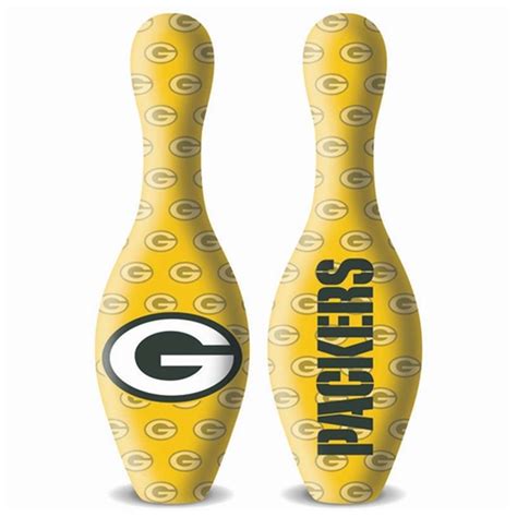 Green Bay Packers Bowling Pin Free Shipping Customized Nfl Bowling Pins