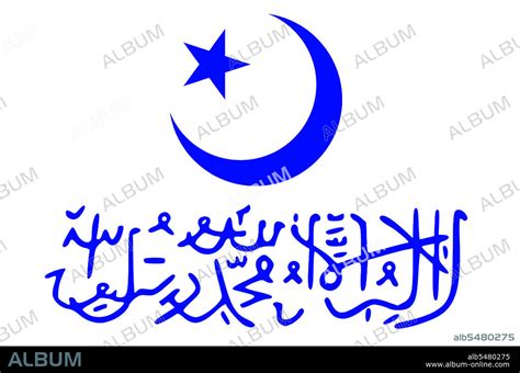 The Flag Of The Turkish Islamic Republic Of Eastern Turkestan Xinjiang