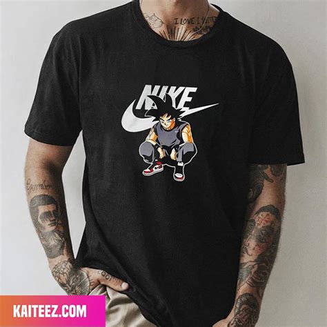 Goku - Dragon Ball Z X Nike Logo Fashion T-Shirt - Kaiteez