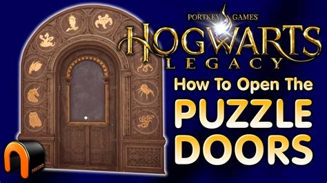 Hogwarts Legacy How To Open The Puzzle Doors Youtube